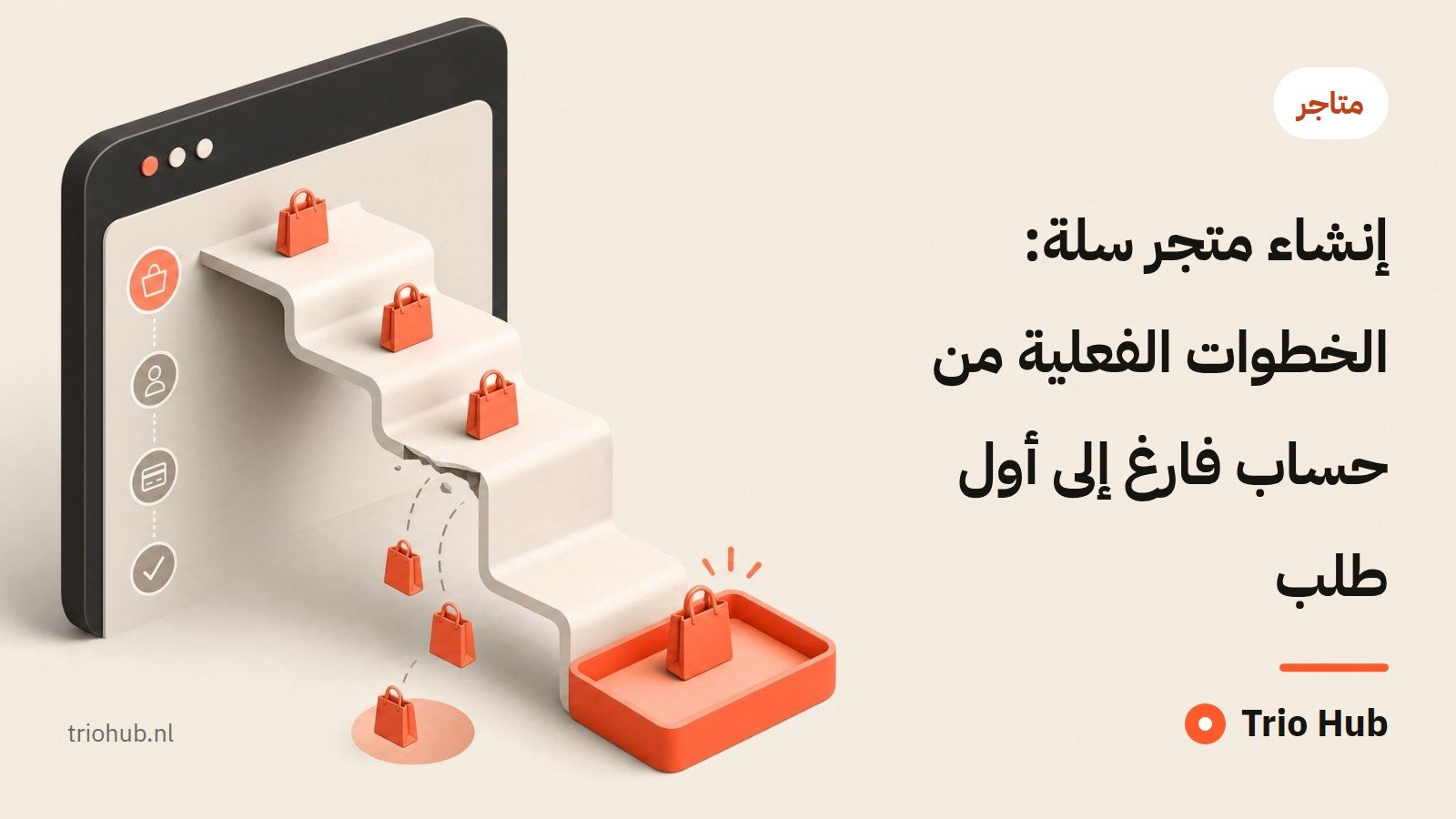إنشاء متجر سلة: الخطوات الفعلية من حساب فارغ إلى أول طلب